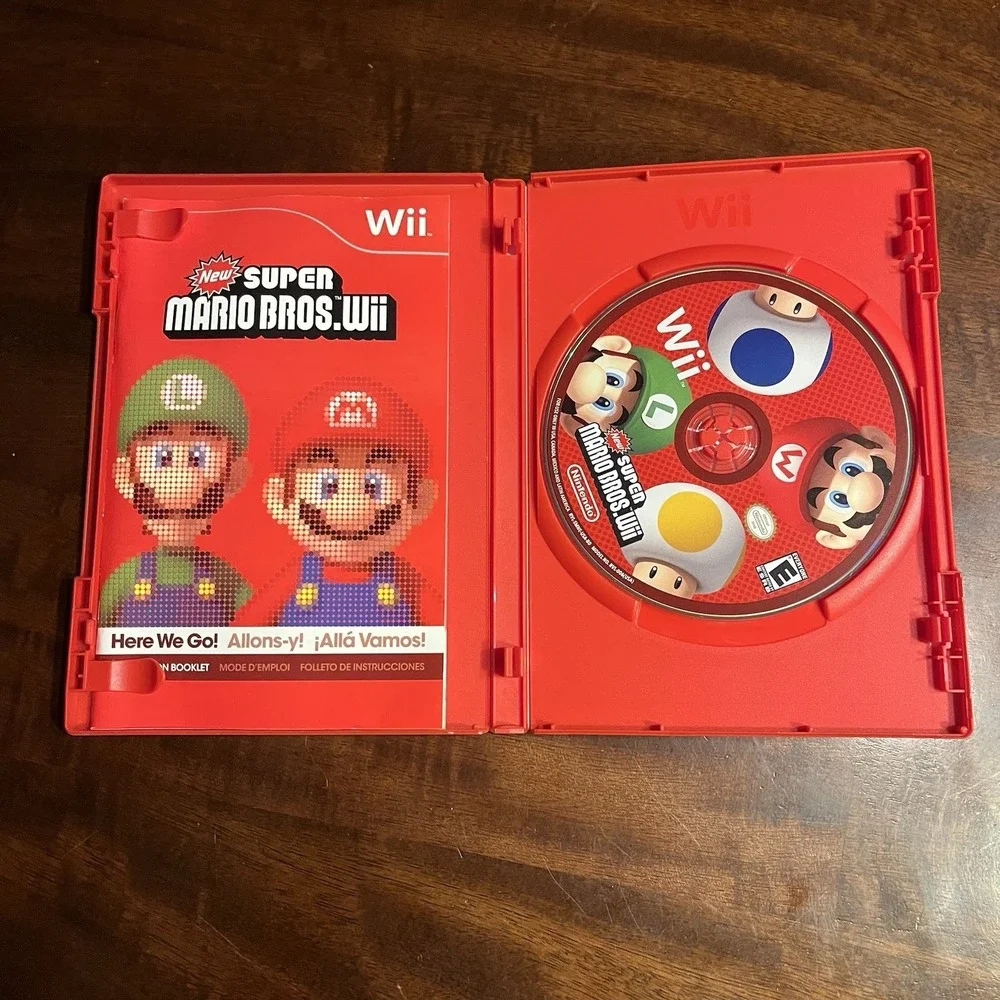 New Super Mario Bros. Wii (Nintendo Wii, 2009) CIB